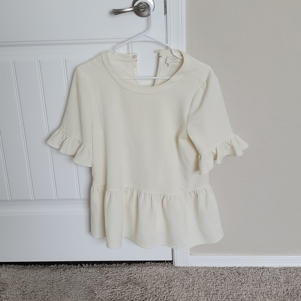 Kate Spade Peplum Top